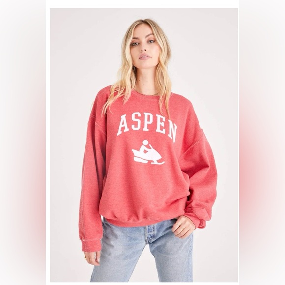 Project Social T Tops - Project Social T Red Aspen Sweatshirt large/x-large